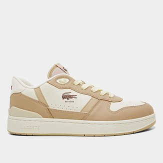 Tênis Couro Lacoste T-Clip Set Masculino