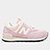 Tênis Couro New Balance 574 V'2 Feminino - Rosa Escuro
