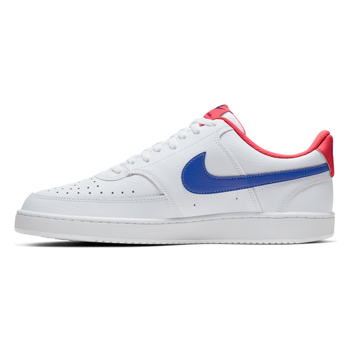 tenis nike branco e azul