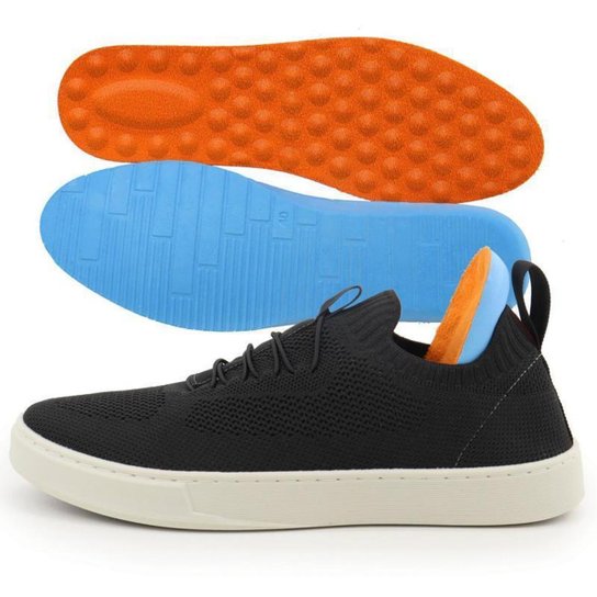 Tênis Cwb Meia Calce Fácil Com Palmilha Gel Masculino