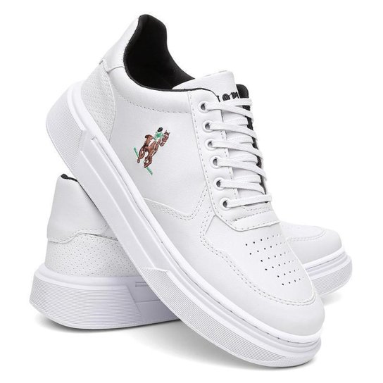 Tênis Cwb Polo Casual Conforto De Amarrar Masculino