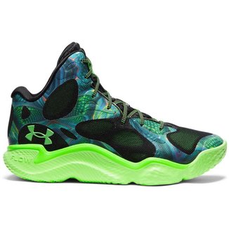 Tênis de Basquete Under Armour Curry Spawn Flotro 40 Verde