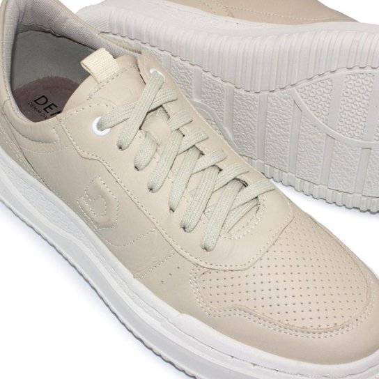 Tênis De Couro Democrata Masculino Denim Block 240501