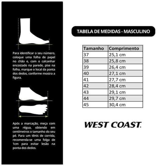 Tênis de Couro West Coast Masculino WC 34