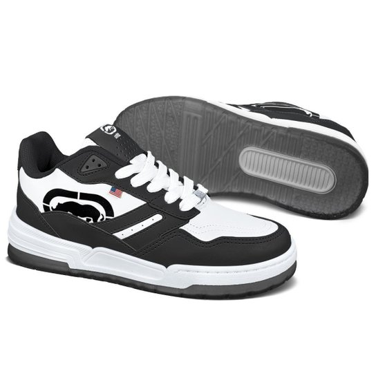 Tênis ECKO Sintético Unissex Hawk | Branco Preto
