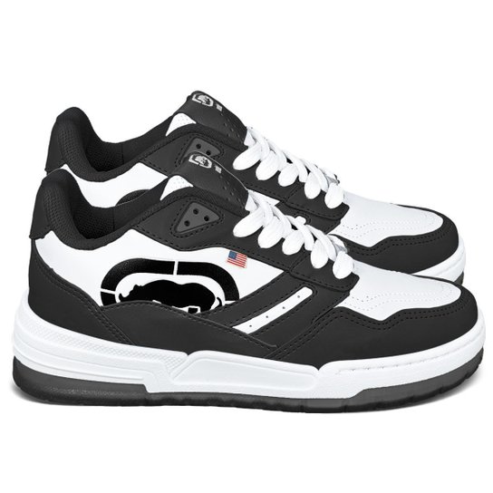 Tênis ECKO Sintético Unissex Hawk | Branco Preto
