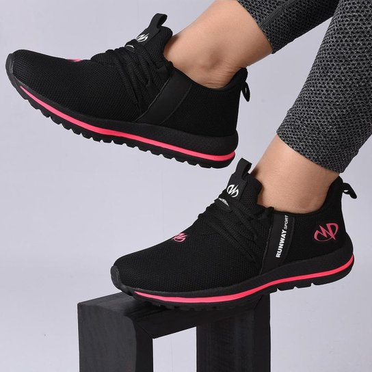Tênis Esportivo Academia Caminhada Runway Running Feminino