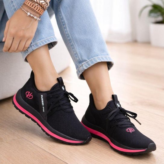 Tênis Esportivo Academia Caminhada Runway Running Feminino