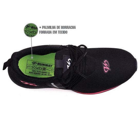 Tênis Esportivo Academia Caminhada Runway Running Feminino