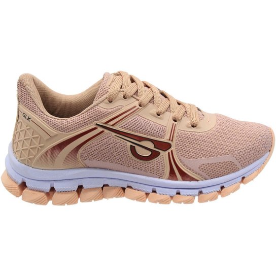 Tênis Esportivo Glk Feminino Cadarço Cano Curto