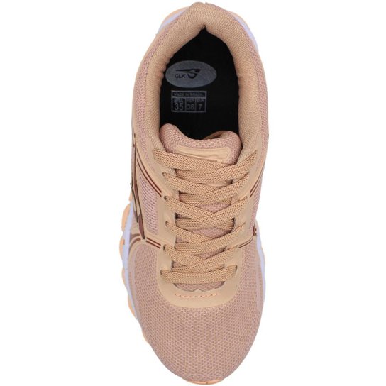 Tênis Esportivo Glk Feminino Cadarço Cano Curto