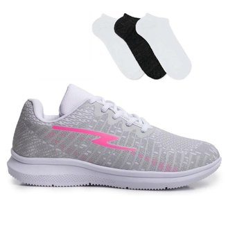 Tenis Esportivo Uzze Y60 Novo Corrida Treino + Kit 3 meias