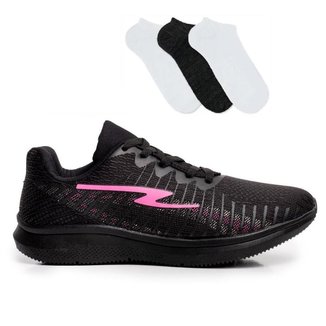 Tenis Esportivo Uzze Y60 Novo Corrida Treino + Kit 3 meias