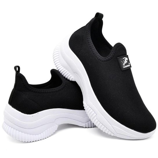 Tênis Feminino Academia Esportivo Treino Musculação Caminhada Moda Fitness Polo Blu