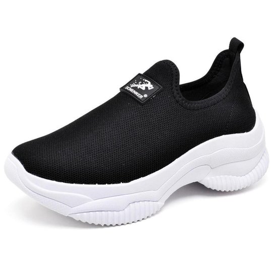 Tênis Feminino Academia Esportivo Treino Musculação Caminhada Moda Fitness Polo Blu