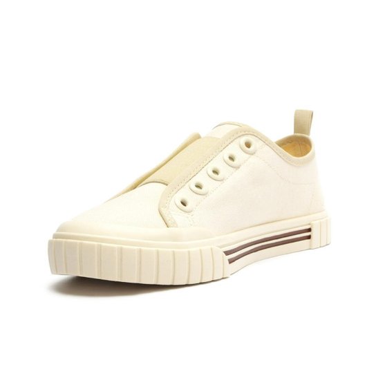 Tênis Feminino Anacapri Slip On Alê Ilhós Bege - C304