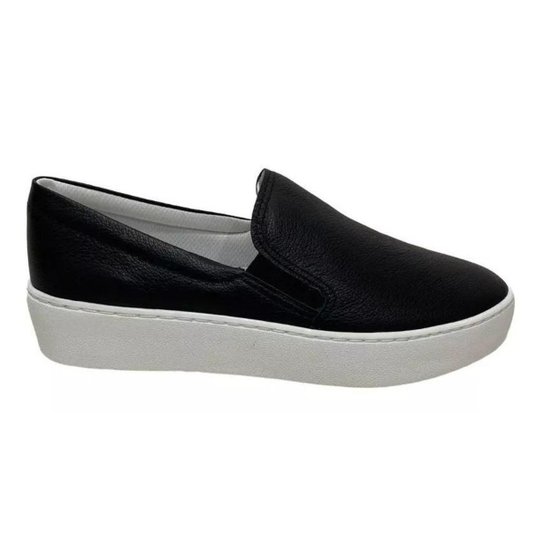 Tênis Feminino Bottero 365201 Slip On Couro Napa