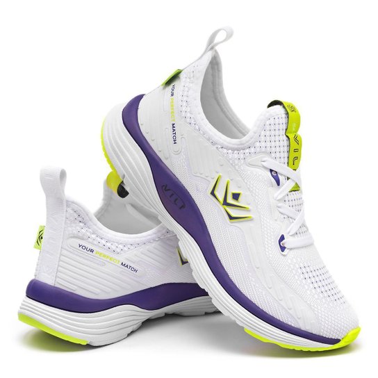 Tênis Feminino Branco Vili All Journey Caminhada Academia