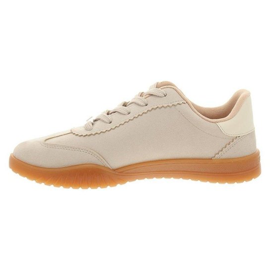 Tênis Feminino Camurça Casual Moleca - Cinza 1235