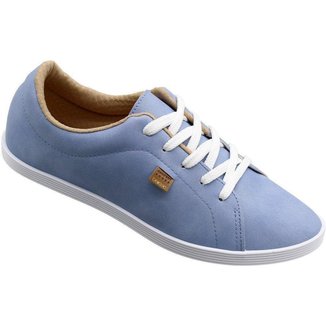 Tênis Feminino Casual Beira Rio Napa Cano Curto Cadarço Leve Básico
