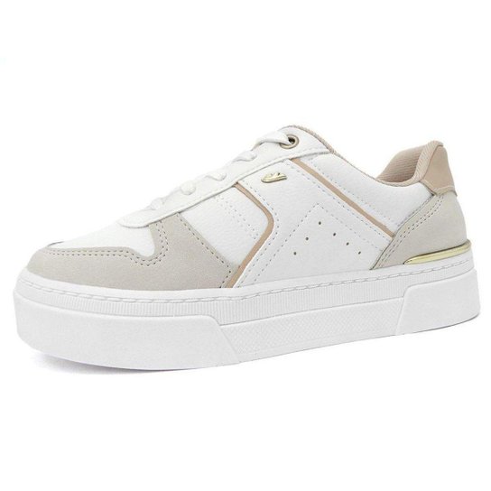 Tenis Feminino Couro Casual Brilho Flatform Dakota G7009