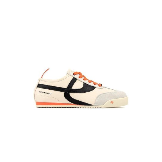 Tênis Feminino Cravo E Canela Couro Off White
