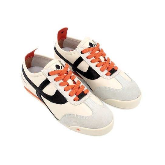 Tênis Feminino Cravo E Canela Couro Off White