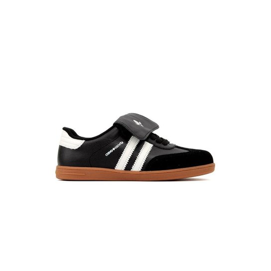 Tênis Feminino Cravo E Canela Couro Preto