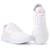 Tenis Feminino Esportivo Treino Tenis Academia Caminhada Super Leve Confortável Lançamento - Branco+Pink