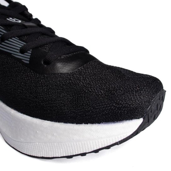 Tênis Feminino Pegada Esportivo Preto