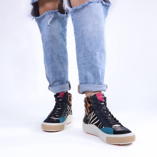 Tênis Feminino Zariff Cano Alto Mon001