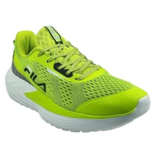 TENIS FILA DIFFUSION FEMININO-VERDE LIMAO/PRETO/CINZA