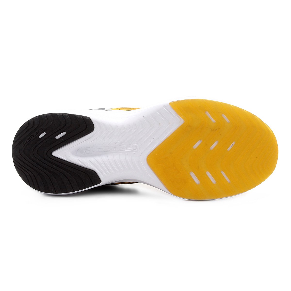 tenis fila masculino amarelo