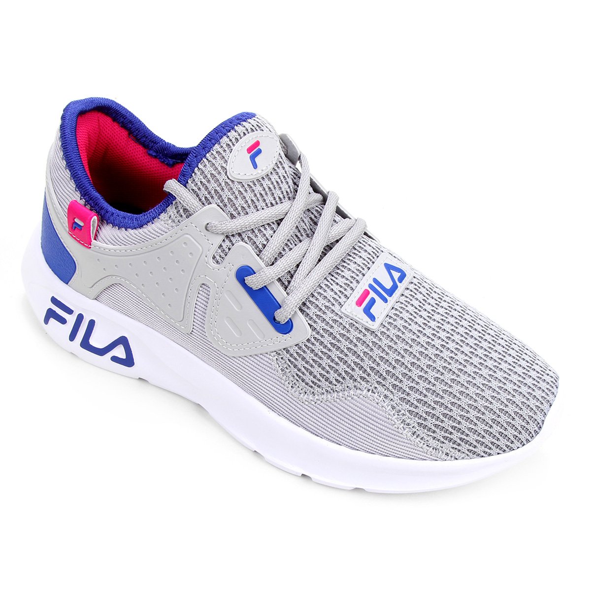Tênis Fila Iconic Feminino - Prata+Pink | Allianz Parque Shop