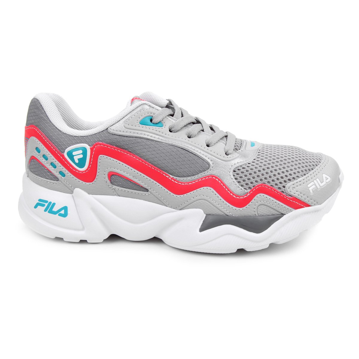 tenis fila feminino prata