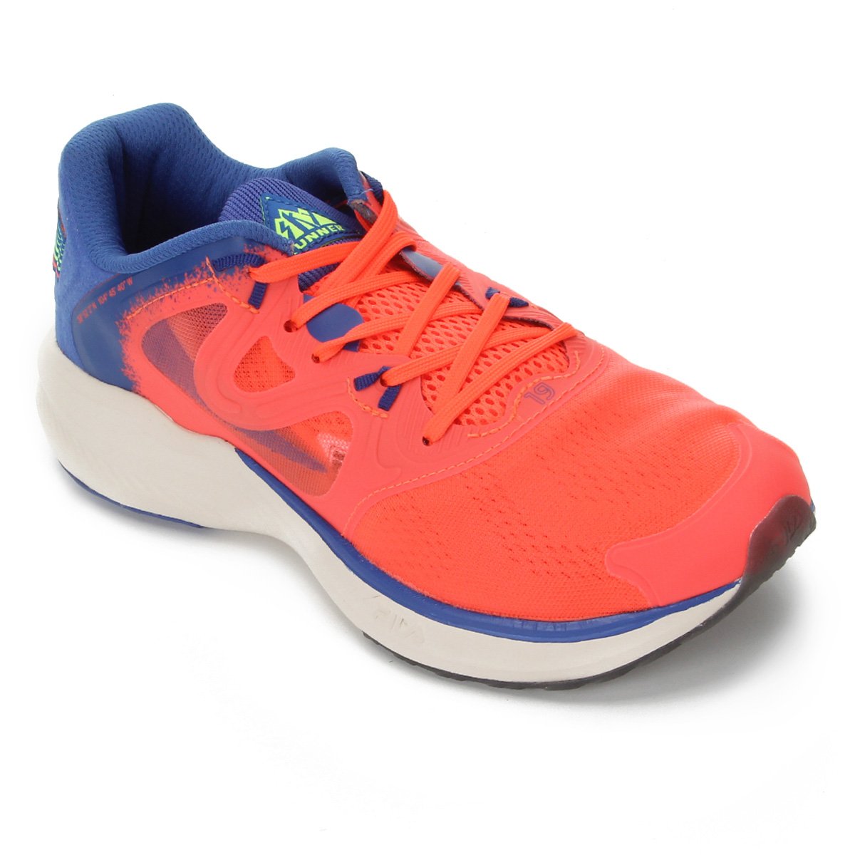 tenis fila salmao