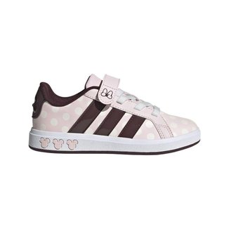 TENIS GRAND COURT MINNIE EL K JR8133 - ROSA CLARO/BORDO 32