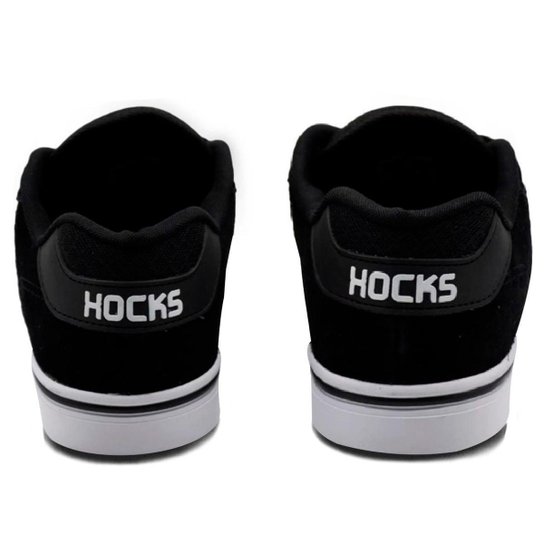 Tênis Hocks Flat Lite Preto Branco