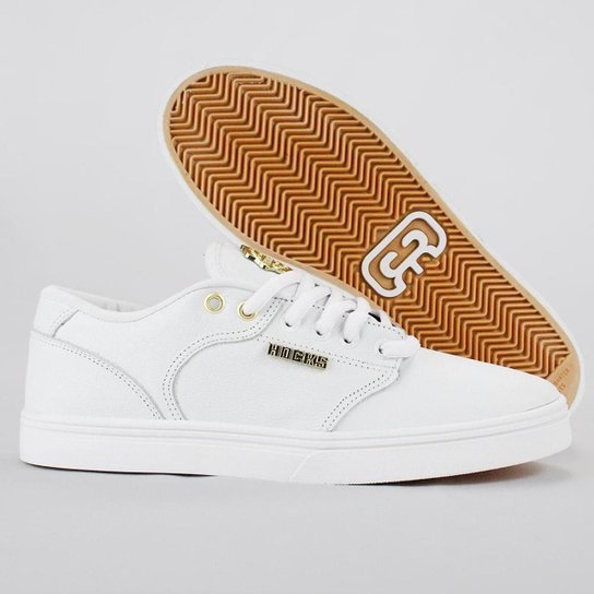 Tênis Hocks Montreal White Gold