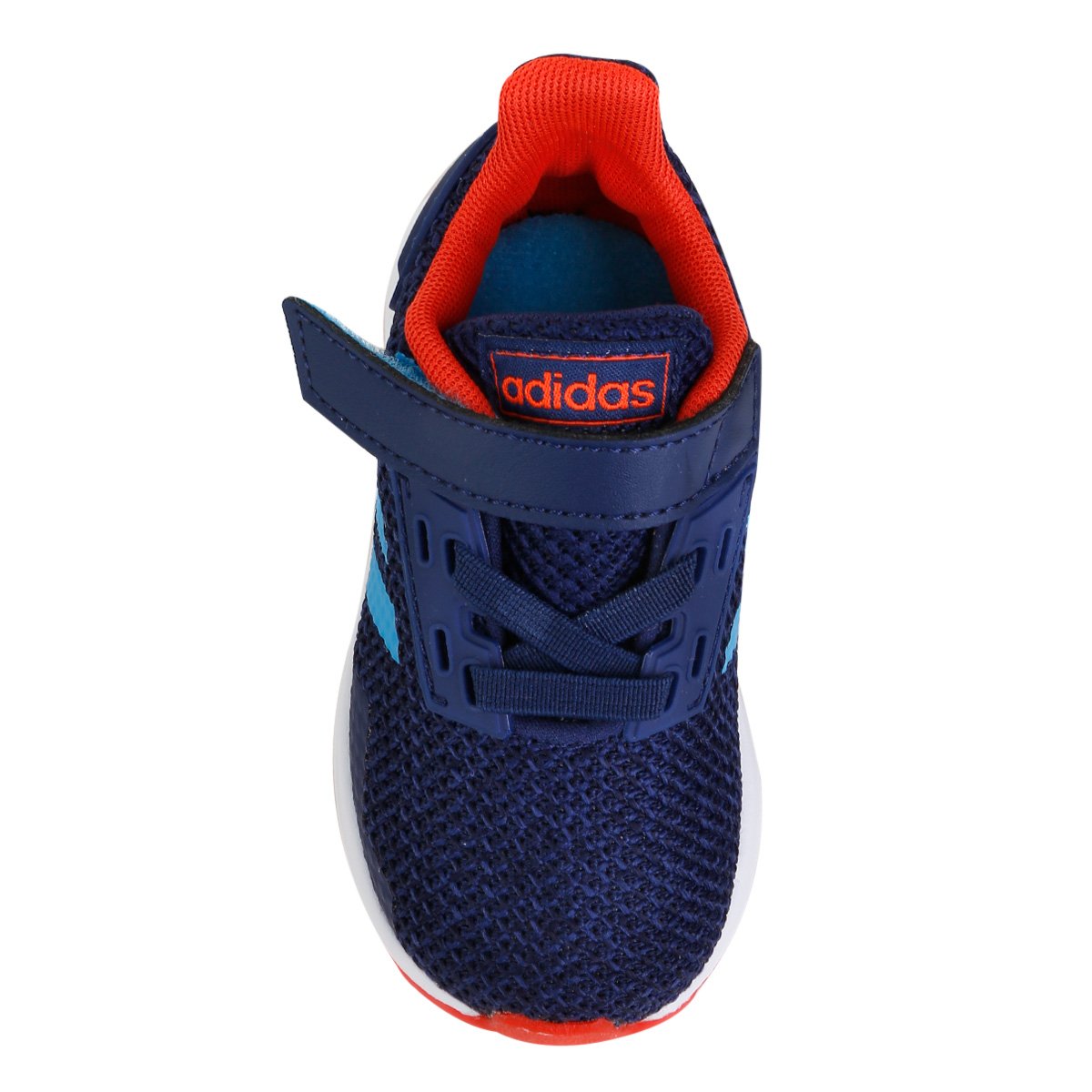 tenis adidas infantil azul e laranja