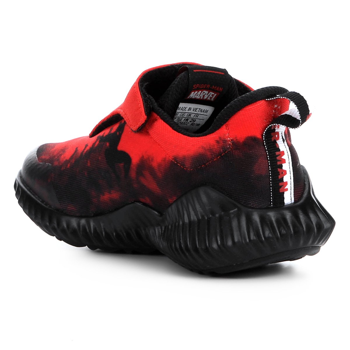 adidas aranha preto e vermelho