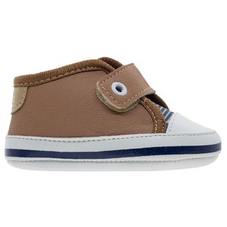 Tênis Infantil Bebê Menino Pimpolho 0110291C Mostarda