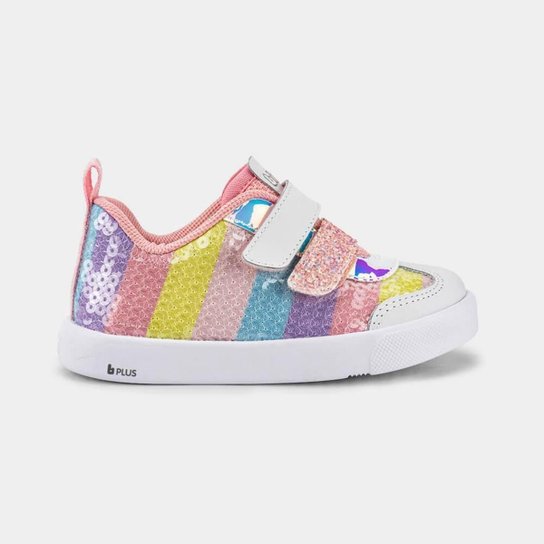 Tênis Infantil Bibi Agility Mini II Branco com Rosa