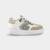 Tênis Infantil Bibi Glam Branco com Prata de Brilhos - Prata