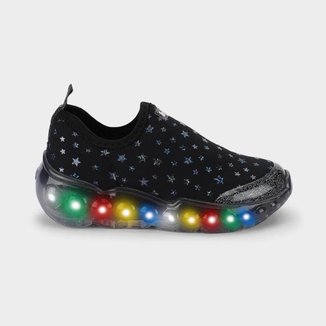 Tênis Infantil de Luz Bibi Roller Celebration 3.0 Preto