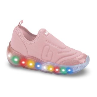 Tênis Infantil de Luz Menina Bibi Roller Celebration 3.0 Sugar