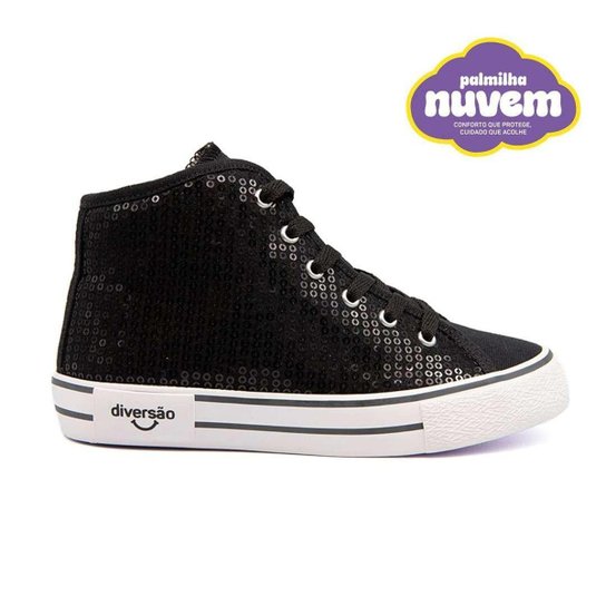 Tênis Infantil Diversão Boreal Lynn Preto
