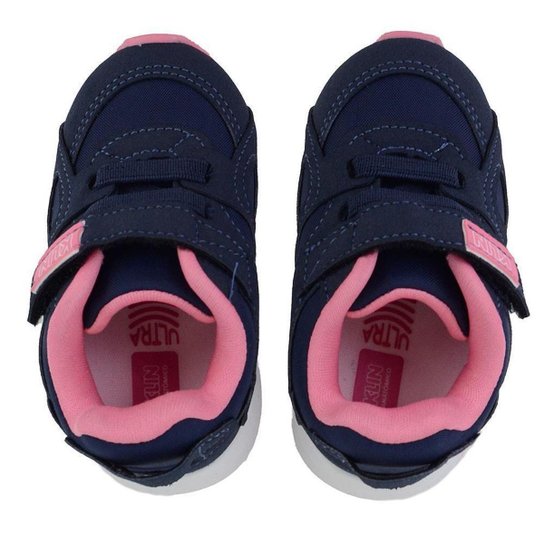 Tênis Infantil Feminino Klin Walk Baby Azul - 453117000