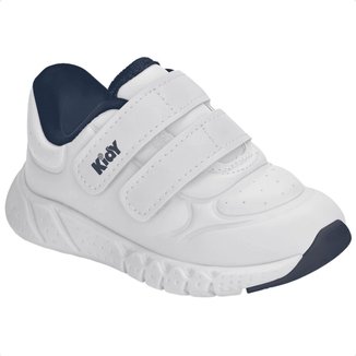 Tênis Infantil Kidy Equilibrio Tiras Autocolantes Estiloso Casual Confortável Masculino