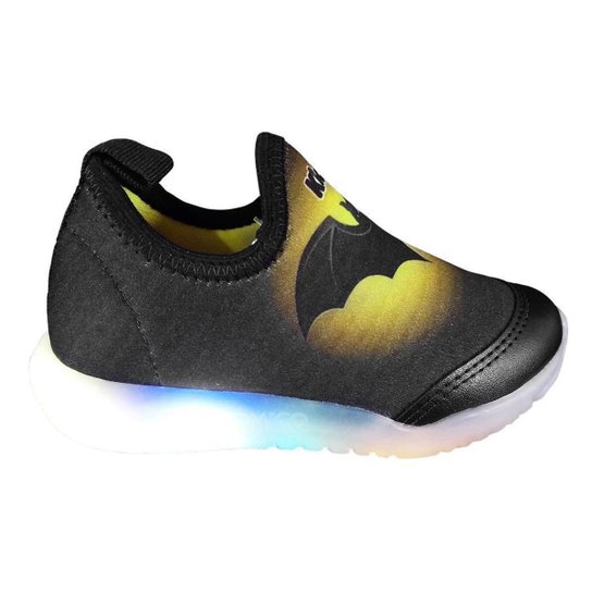 Tênis Infantil Kidy Masculino Com Led Calce Facil C/ NF